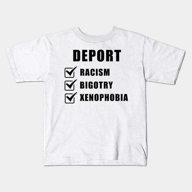 Deport Kids T-Shirt by Prettylittlevagabonds